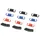 RESSORT EMBRAYAGE SCOOT MALOSSI POUR EMBRAYAGE DELTA/FLY CLUTCH MHR POUR MBK 50 BOOSTER, NITRO/YAMAHA 50 BWS, AEROX/APRILIA 50 SR/MALAGUTI 50 F12 (3 RESSORTS BLEU + 3 NOIRS + 3 ROUGES + 3 PLAQUETTES)