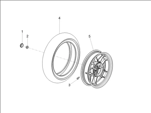 Roue arrière