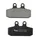 BRAKE PAD SET NEWFREN FOR APRILIA 125-150-200-250-300-400-500 SCARABEO FRONT/DERBI 125-250-300 RAMBLA FRONT/MALAGUTI 500 SPIDERMAX FRONT (FD0091BT) (TOURING ORGANIC)