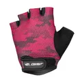 GANTS VELO ENFANT KID COURT GIST ROSE/NOIR S (PAIRE SUR CARTE) AVEC VELCRO -8158