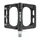 PEDAL MTB PLATEFORME DOWNHILL/BMX SWITCH LARGE FREERIDE ALUMINIUM CNC BLACK THREAD 9/16 WITH PICOTS (PAIR) 110X100MM