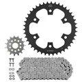 ADAPTABLE CHAIN KIT ROYAL ENFIELD 350 METEOR 2021>2024, HNTR 2023>, BULLET 2022>, CLASSIC 2021> 520 15X42 (DIAMETER REAR SPROCKET 111/143/10.5) (OEM GEARING) -JT SPROCKETS