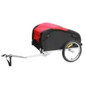 REMORQUE VELO UTILITAIRE MAXI 45Kg (DIMENSIONS L75xl53xH42) AVEC ROUES 16" FIXATION AXE DE ROUE - REMORQUE LIVREE AVEC BACHE, DRAPEAU SECURITE ET REFLECTEURS