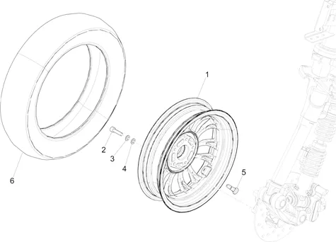 Roue avant