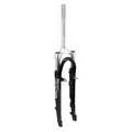 TREKKING FORK 28 " ZOOM ALUMINIUM RESSORT BLACK DEB. 45 mm PIVOT (200/60) THREADED 1"-25,4 - 22,2 INNER COMPATIBLE V-BRAKE/DISC