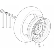 Roue arrière