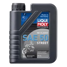 HUILE MOTEUR 4 TEMPS LIQUI MOLY MOTO STREET HD-CLASSIC 4T SAE 50 (1 L) MINERALE