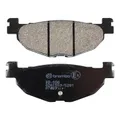BRAKE PAD SET BREMBO FOR YAMAHA 500 TMAX 2004>2011 REAR, 400 MAJESTY 2004>2013 REAR (SCOOTER CARBON CERAMIC) -07059CC