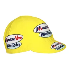 VINTAGE CYCLING CAP MERCATONE YELLOW