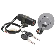 CONTACTEUR A CLE 50 A BOITE ADAPTABLE APRILIA 50 RS 1995>1998 (AVEC SERRURE DE SELLE + BOUCHON ESSENCE) -P2R
