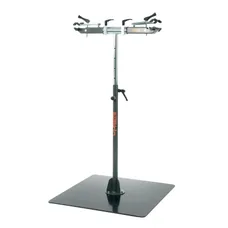 WORKSTAND OF REPARATION BICYCLE PROFESSIONNEL OFFICINE PAROLIN OPUS DOUBLE SUPPORTE 50KGS ON CHAQUE BRAS -WITH PLAQUE METAL AU SOL -GIST