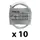 BRAKE CABLE ROAD/CITY VELOX GALVA 3.00M (BOX OF 10 CABLES) 15/10 14FILS