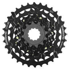 CASSETTE 7V. SHIMANO HG210 12-32 NOIR (12-14-16-18-21-24-32) -HG SPLINE M