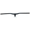 CINTRE COMBO VTT DEMI RELEVE ALU NOIR L 78cm AVEC POTENCE INTEGREE entraxe L55mm POUR PIVOT FOURCHE 1"1/8 (28.6mm)
