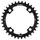 PLATEAU VTT 4BRA D.104 POUR SUNRACE 34DTS MONO NOIR ALU COMPATIBLE AUTRES MARQUES NARROW WIDE