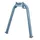 ADAPTABLE STAND MOPED CENTRE MBK/MOTOBECANE 88, 881 READY TO PAINT BASE BLUE (H 210 mm) -P2R SELECTION
