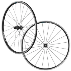ROUES ROAD BRAKE SHOE LOCKING 700 SHIMANO WH-RS100 BLACK 11/10-SPEED DECO WHITE (FRONT + REAR) (SPECIAL OFFER)