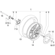 Roue avant
