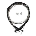 TRANSMISSION FREIN + DERAILLEUR CAMPAGNOLO ULTRA SHIT POUR CAMPAGNOLO GAINE NOIR CABLE INOX (KIT 4 CABLES / 4 GAINES)