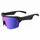 LUNETTES VELO ADULTE AUDIO BLUETOOTH 5.4 MONTURE NOIR VERRE BLEU DEGRADE BATTERIE 130 mAh AUTONOMIE JUSQU'A 30H (ETUI INCLUS) -HAUTS PARLEURS A ECOUTE OUVERTE POUR MUSIQUE/APPEL