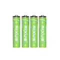 PILE RECHARGEABLE LR03 1.5V RIXUS LITHIUM-ION AAA 880 mWh (VENDU PAR 4) INCLUS CABLE USB-C -RXAA07
