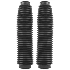 SOUFFLET DE FOURCHE MOTO POLISPORT NOIR DIAM INT 41 ET 58 mm - LONGUEUR 350 mm (PAIRE)