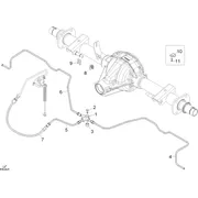 Rear brakes pipes