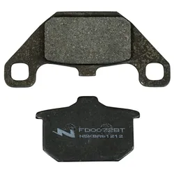 BRAKE PAD SET NEWFREN FOR KAWASAKI 1000 VULCAN 1987>FRONT/REAR, 750 Z GP 1983> FRONT/REAR, 500 EN 1990>2004 FRONT, 250 EL 1990>2003 FRONT (FD0072BT) (TOURING ORGANIC)