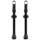 TUBELESS VALVE PRESTA VELOX ALUMINIUM BLACK 60 mm VALVE CORE REMOVABLE (SOLD AS A PAIR CARDED) COMPATIBLE BOSCH