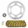 KIT CHAINE ADAPTABLE DERBI 50 GPR 2010>2017 420 11x53 (DIAM COURONNE 108/123/6.5) (DEMULTIPLICATION ORIGINE) -AFAM