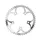 PLATEAU ROUTE 5BRA D.110 TA ZEPHYR 50DTS EXTERIEUR ARGENT ALU 7075 TYPE SHIMANO 9/10V.