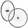 ROUES ROAD BRAKE SHOE LOCKING 700 SHIMANO WH-RS100 BLACK 11/10-SPEED DECO WHITE (FRONT + REAR) (SPECIAL OFFER)