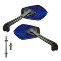 REAR-VIEW MIRROR SCOOTER REPLAY GILLS BLUE (PAIR)