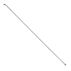 REINFORCED SPOKE STAINLESS STEEL SILVER 2,0 mm WITH HEAD ANGLED IN 2,3 mm L 294 mm WITH NUT (SOLD INDIVIDUALLY)