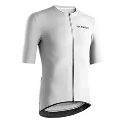 CYCLING JERSEY GIST SUMMER SUPREMO SLEEVES SHORT ZIP TOTAL WHITE XL -5343