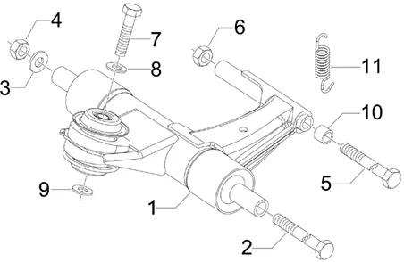 Bras oscillant