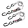 SANGLE A BOUCLE AUTOBLOQUANTE MASTERLOCK LARGEUR 25mm LONGUEUR 1,80M GRIS CAPACITE D'ARRIMAGE 250kg (VENDU A LA PAIRE) -CERTIFICATION TUV
