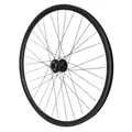 GRAVEL WHEEL/ROAD DISC LOCKING 700 PULSE 19 FRONT HUB SHIMANO DEORE M475 DISC 6 HOLES BLACK TUBELESS READY RIM 19C 32 SPOKES BLACK (SPECIAL OFFER)