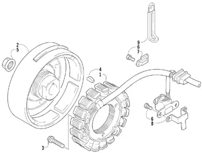 Volant magnetique