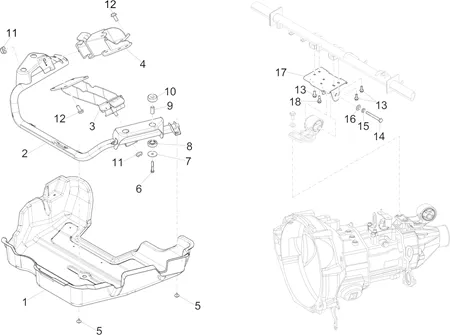 Supports moteur
