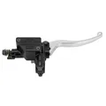 ADAPTABLE SCOOTER BRAKE MASTER CYLINDER SYM 50-125 SYMPHONY S 2010>2014, 50 FIDDLE 3, JET14/PEUGEOT 50-125 TWEET 2010>2019 BLACK/SILVER RIGHT -P2R