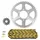 KIT CHAINE ADAPTABLE YAMAHA 125 TW 1998>2001 428 14X50 (DIAM COURONNE 62/80/8.5) (DEMULTIPLICATION ORIGINE) -AFAM