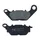 BRAKE PAD SET NEWFREN FOR YAMAHA 125 N-MAX 2015> REAR, 125 TRICITY 2017> REAR, 300 TRICITY 2020> REAR, 125 YBR 2007>2012 FRONT, 135 CRYPTON 2006>2013 FRONT (FD0437BA) (TOURING ORGANIC)