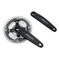 MTB CRANKSET P2R 7/8-SPEED ALUMINIUM BLACK 170 mm 42-34-24 WITH PARE-CHAIN (HOUSING 119 mm)