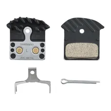 PLAQUETTE DE FREIN VTT SHIMANO XT M8000/M785 - XTR M9000/M985 SLX M666/M675 DEORE M6000/M615/ RS785 (SHIMANO ORIGINE ICE-TECH METAL) -J05 (PAIRE SUR CARTE)(VOIR ARGUMENTAIRE)