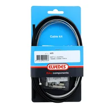 TRANSMISSION POUR MOYEU STURMEY ARCHER ELVEDES GAINE 2,25M NOIR / CABLE 1,8M GALVA (KIT TRANSMISSION 1CABLE/1 GAINE)