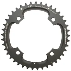 MTB CHAINRING 4-BOLT DIA. 120 FOR SRAM X0-XX STRONGLIGHT DOUBLE 41T OUTER BLACK CT2 10-SPEED FOR 27T INNER THREADED - THICKNESS 5 mm (X9-X7-X0-XX)