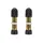 TUBELESS VALVE SCHRADER SILVER 44 mm VALVE CORE REMOVABLE (SOLD AS A PAIR CARDED)