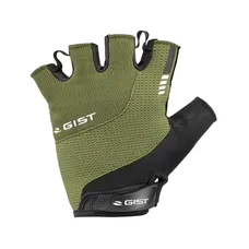 CYCLING GLOVES SHORT GIST KONTROL SUMMER GREEN MILITAIRE M (PAIR CARDED) WITH VELCRO -5512