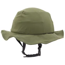 CASQUE VELO/TROTTINETTE ADULTE URBAIN/CITY CP01 AVEC CHAPEAU TEXTILE VERT TAILLE M/L REGLAGE MOLETTE - SELECTION P2R